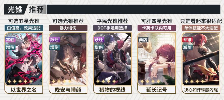 星穹鐵道盧卡怎么培養